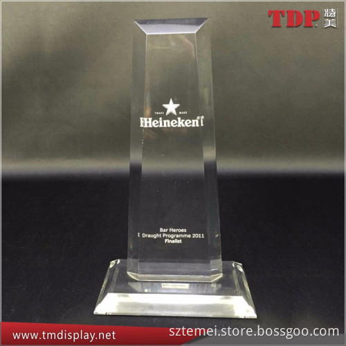 exquisite customized acrylic trophy design